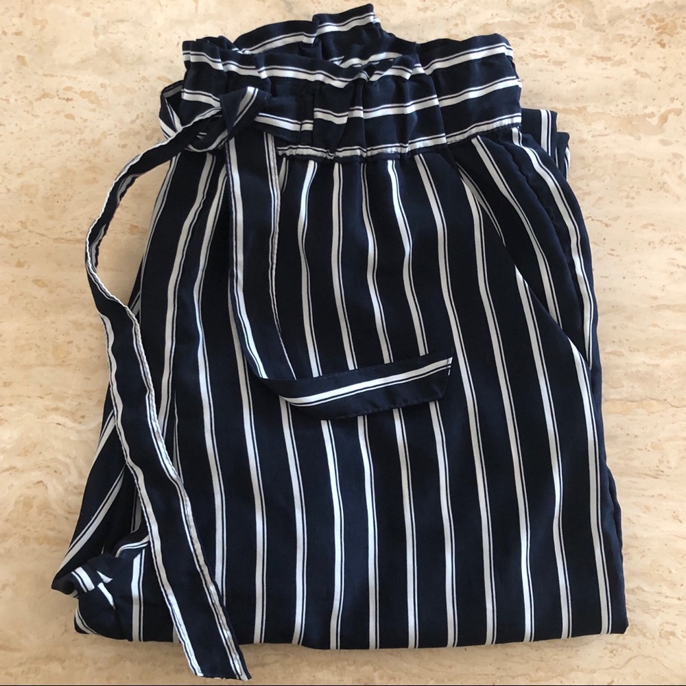 Calliope Blue and White Loose Pants